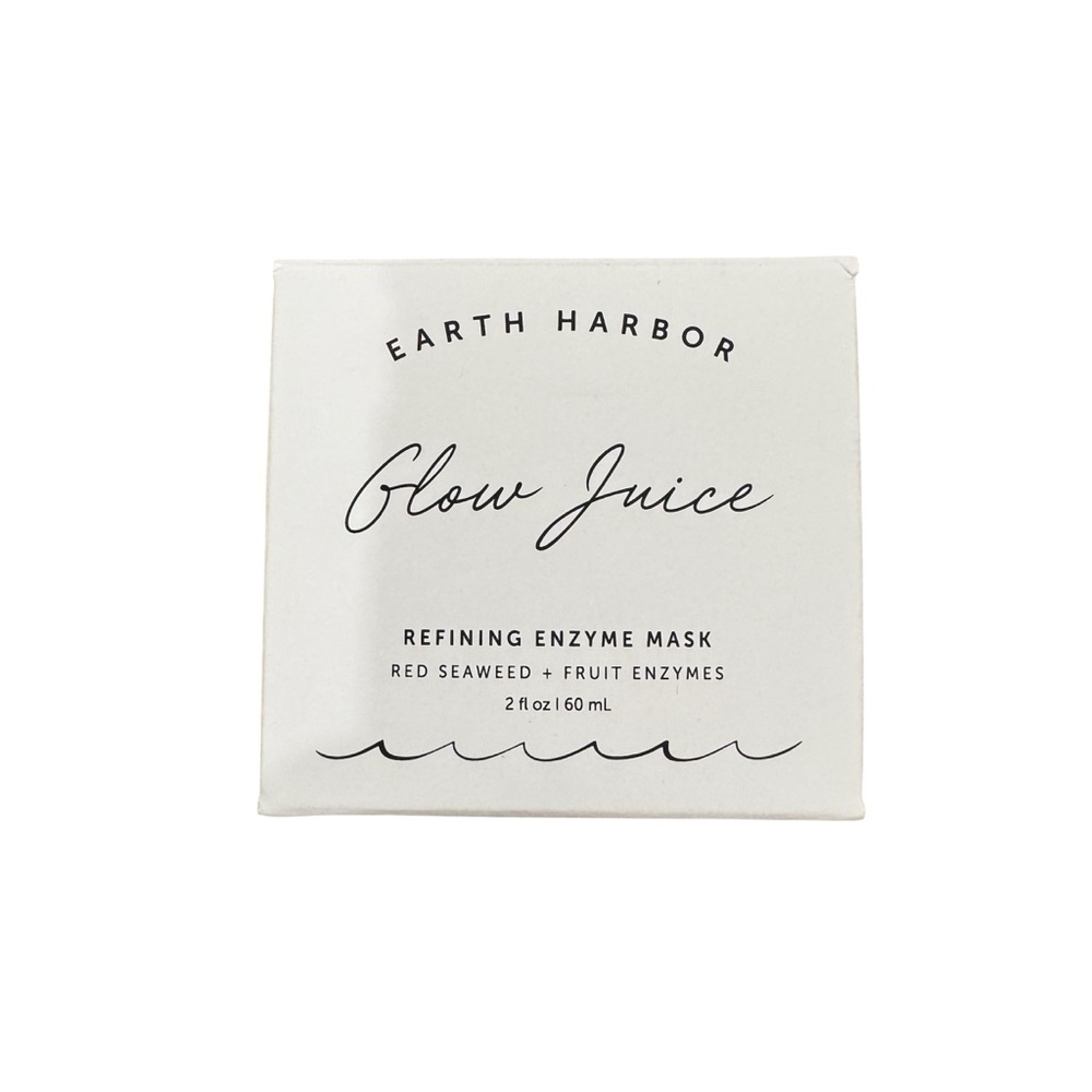 Earth Harbor Glow Juice Refining Enzyme Mask – Full Size, Brand New